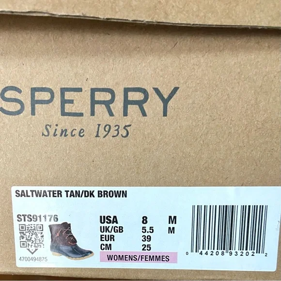 Sperry Saltwater Duck Boots in Tan - Picture 3 of 9